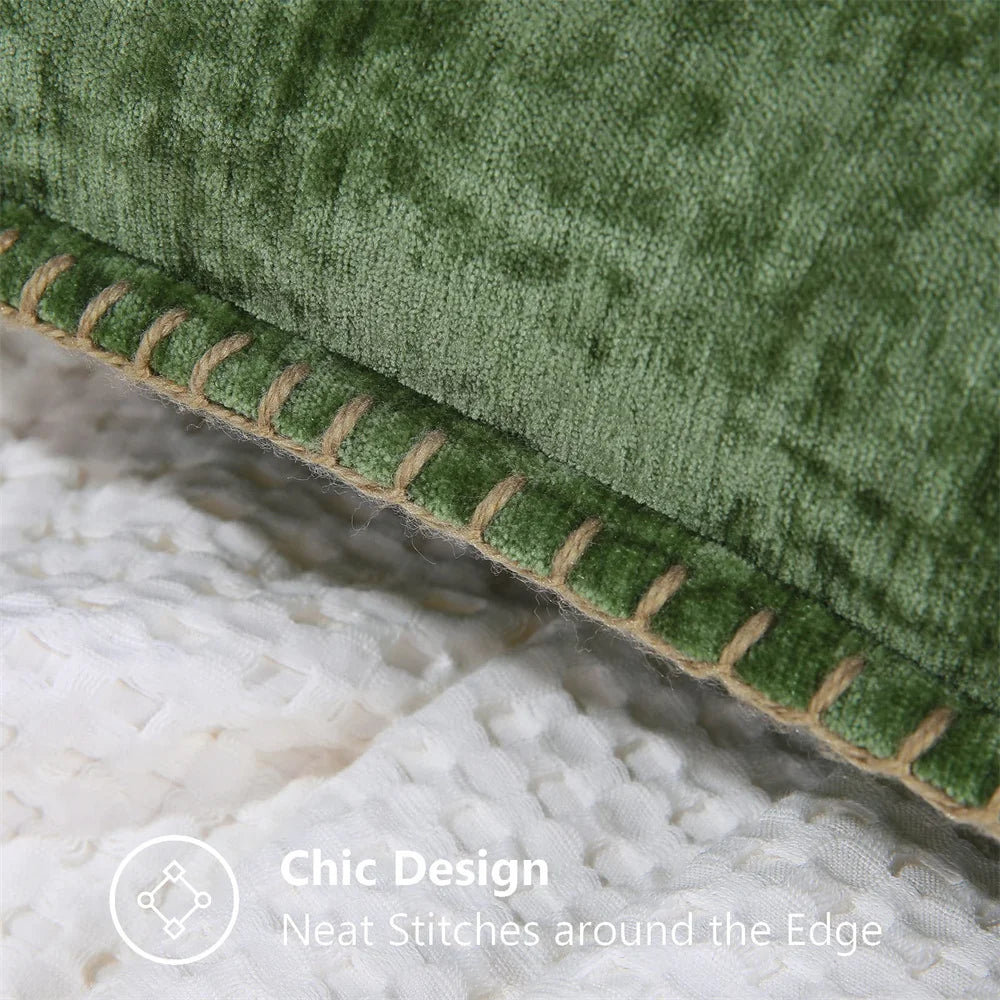 Chenille cushion cover