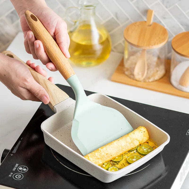 Silicone spatula scraper