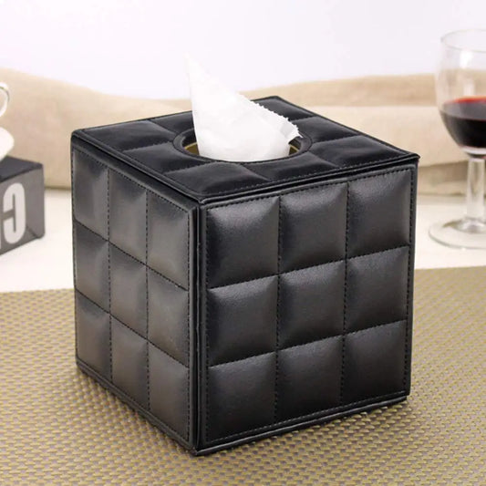 Leather Tissue Box Holder