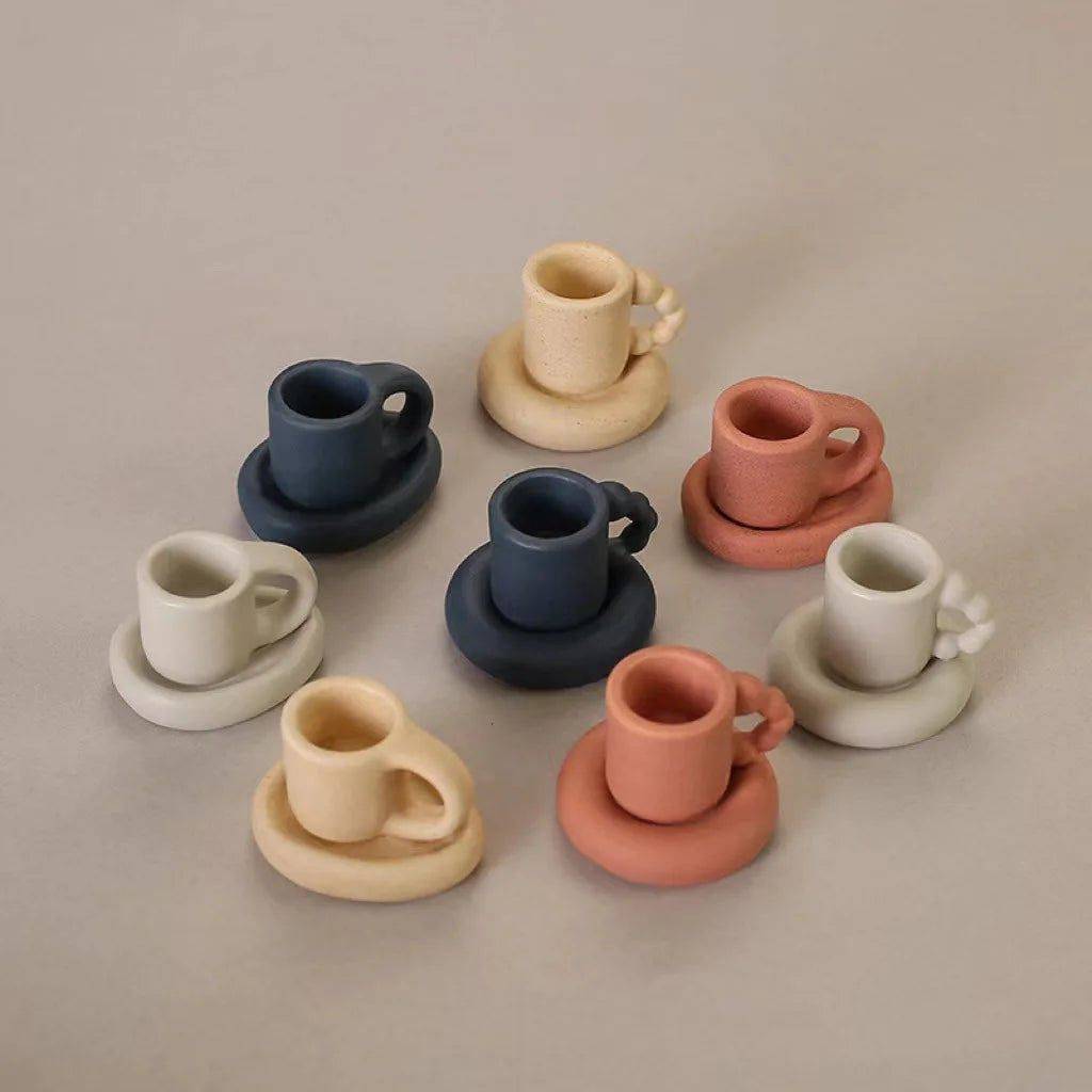 Cup-shaped Ceramic Candle Holder