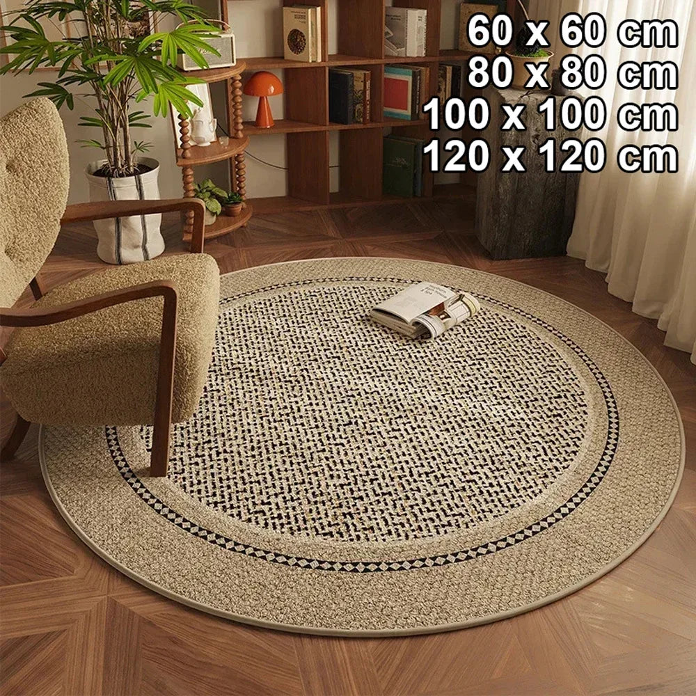 Round Simple Rug