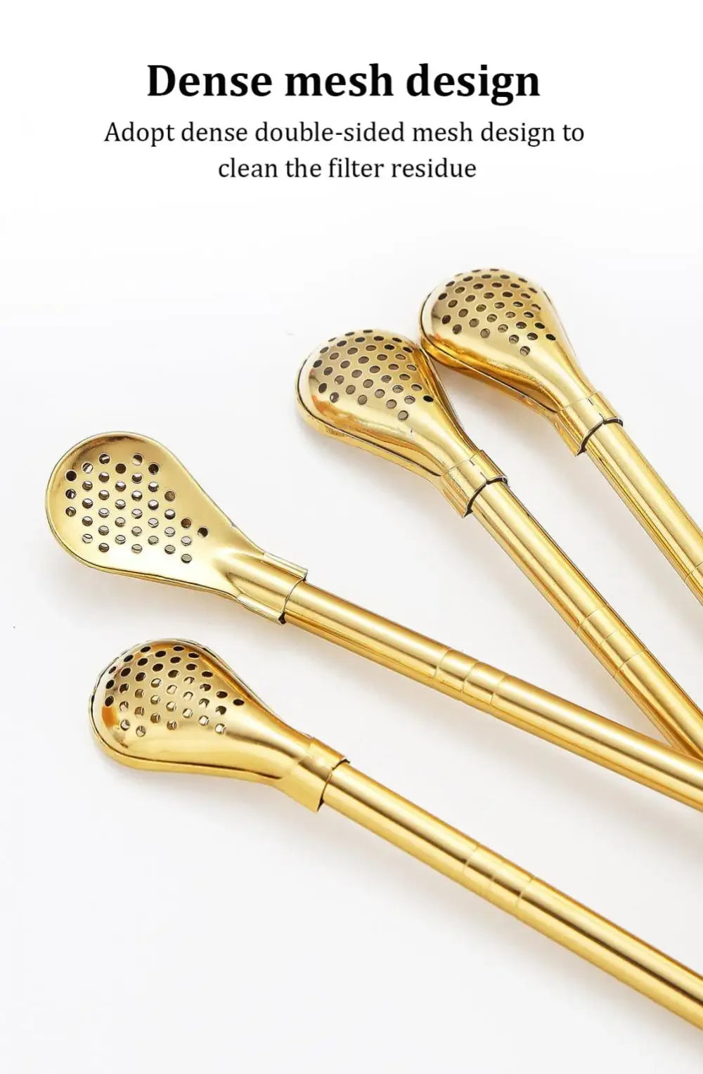 Filter spoon straw set