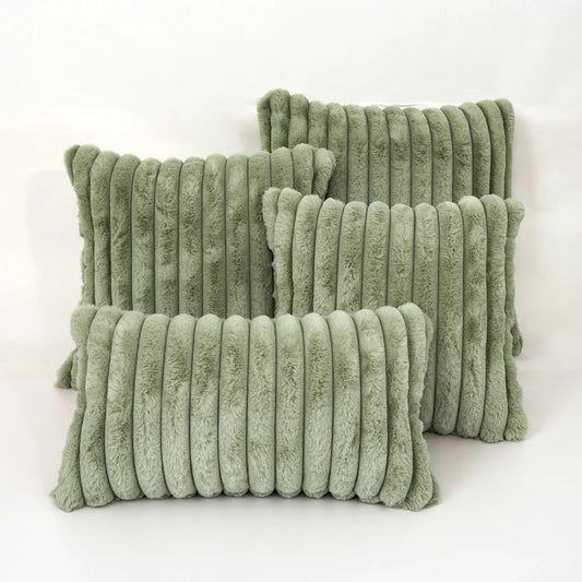 Soft throw cushion cover