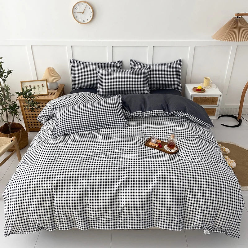 Double sided duvet cover set