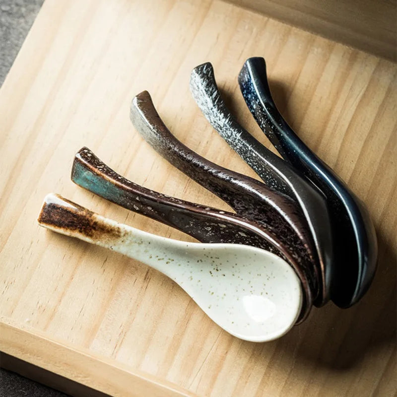 Ceramic soup spoon