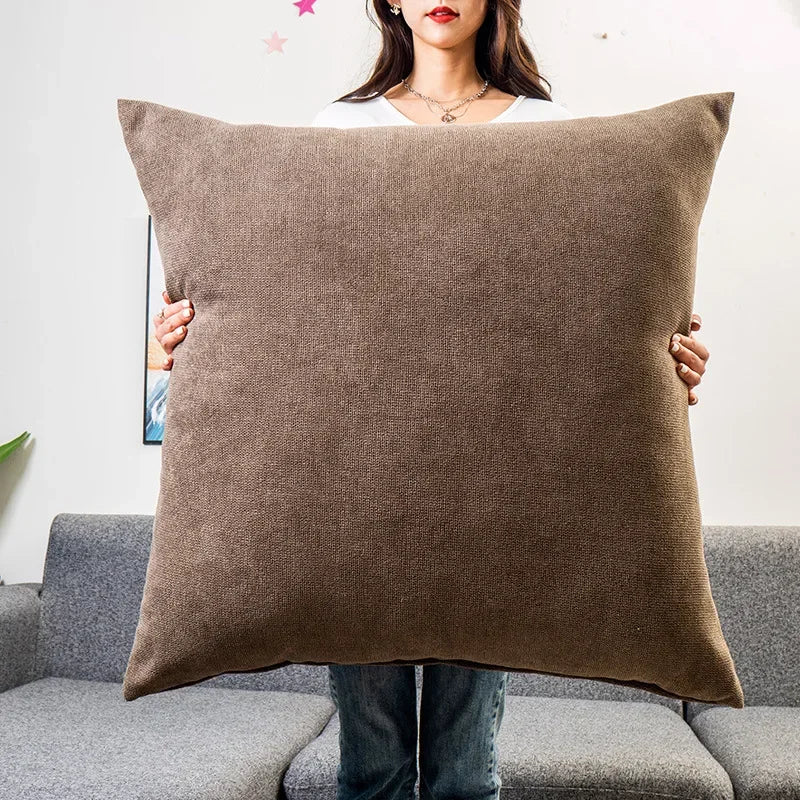 Large square pillow cover