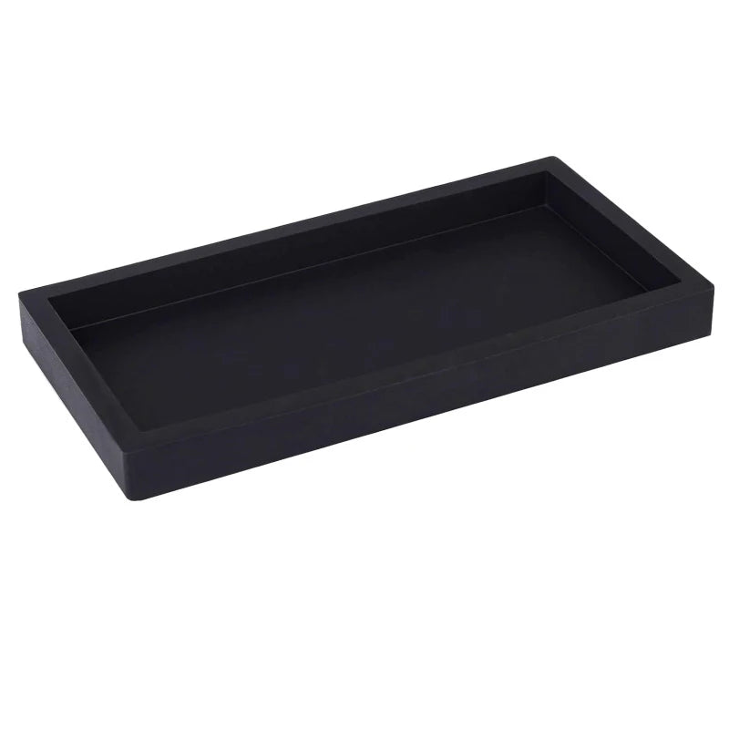 Silicone bathroom tray