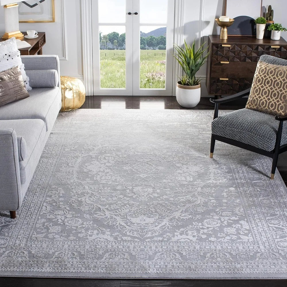 Haus and Interior Reflection Collection Area Rug-Boho Tribal Distressed Design