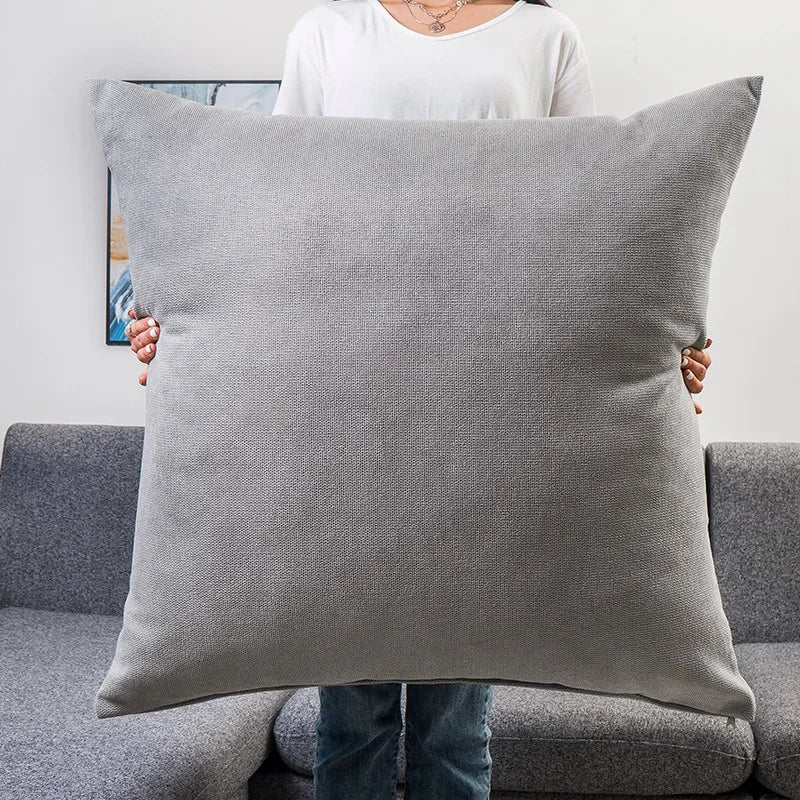 Large square pillow cover