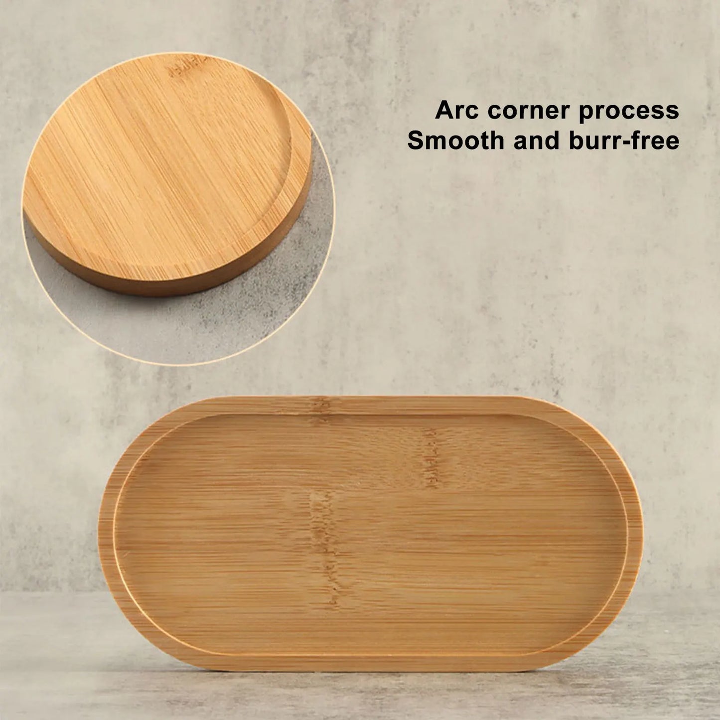 Oval Bamboo Tray