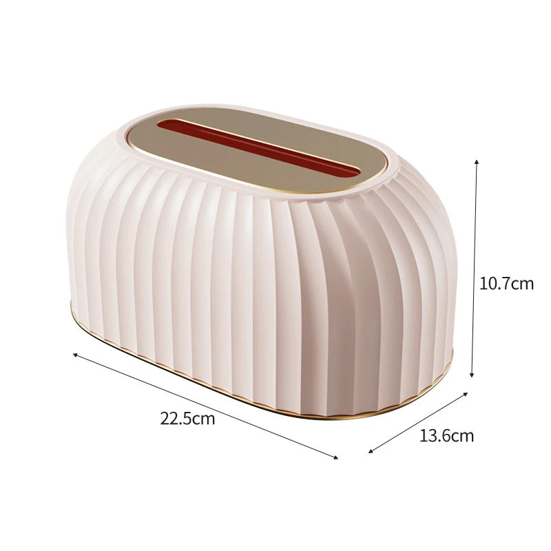 Nordic Striped Tissue Box Holder