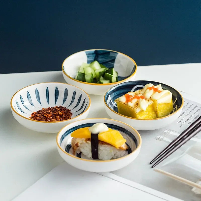 Ceramic dipping sauce dishes