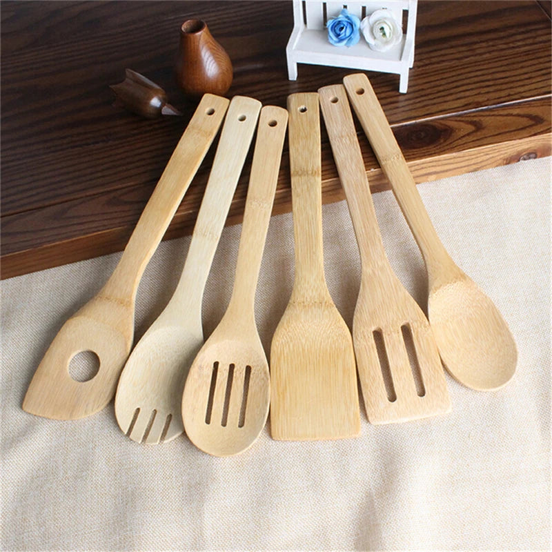 6 piece bamboo set