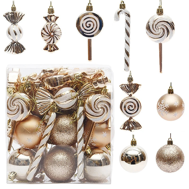 36pcs Christmas Ball Ornaments