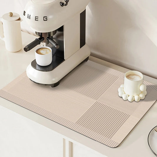 Absorbent countertop mat