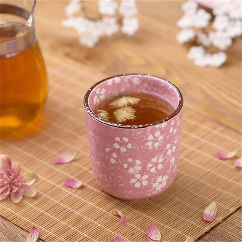 Flower cup tea