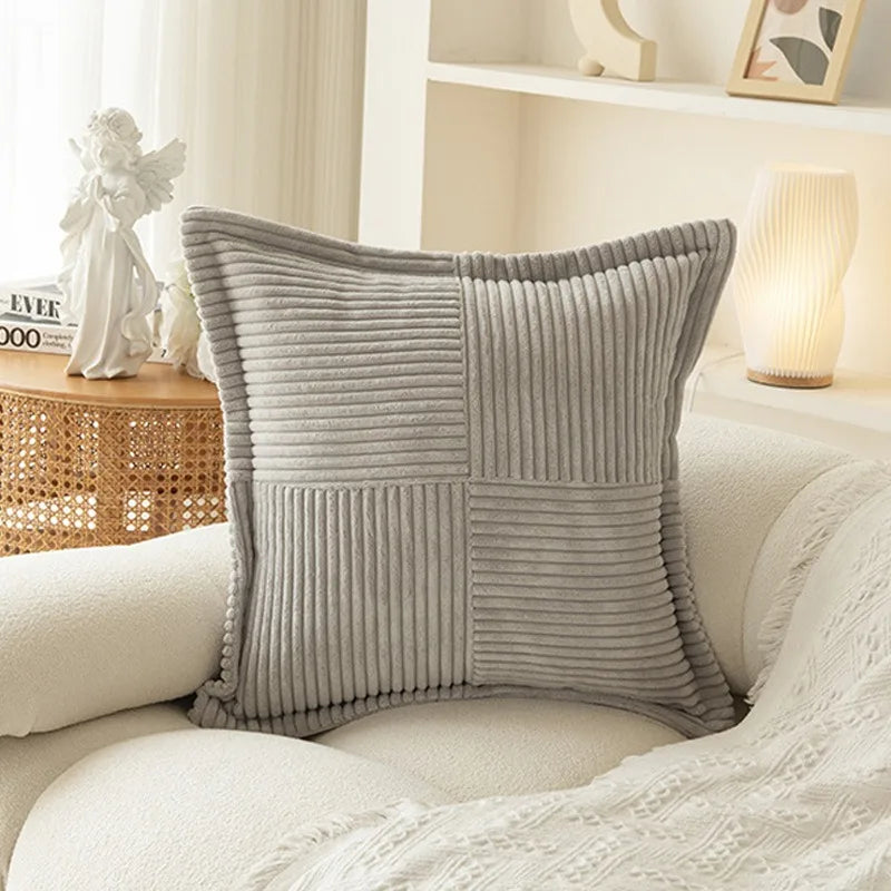 Corduroy pillow cover