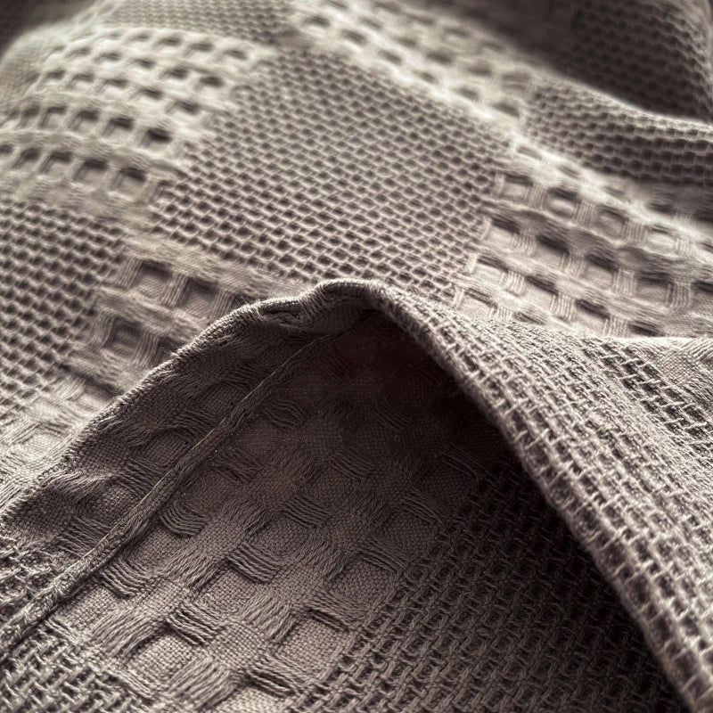 Cotton Waffle Throw Blanket