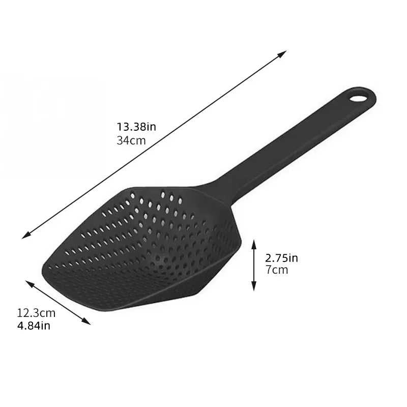 Strainer leak spoon