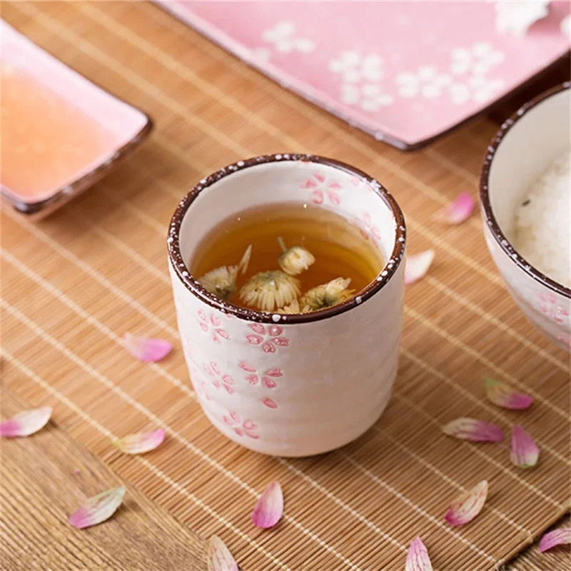 Flower cup tea