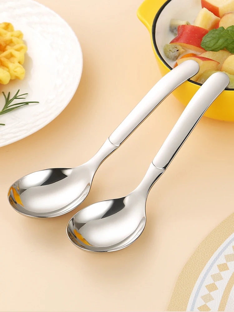 Round desert spoon