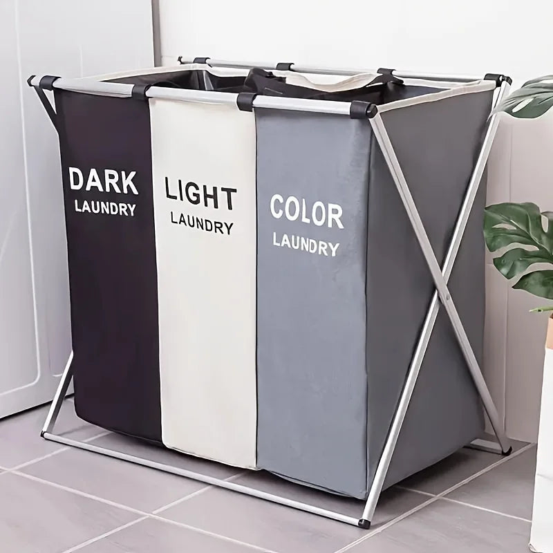 Foldable laundry hamper