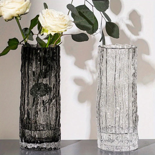 Glacier transparent vase