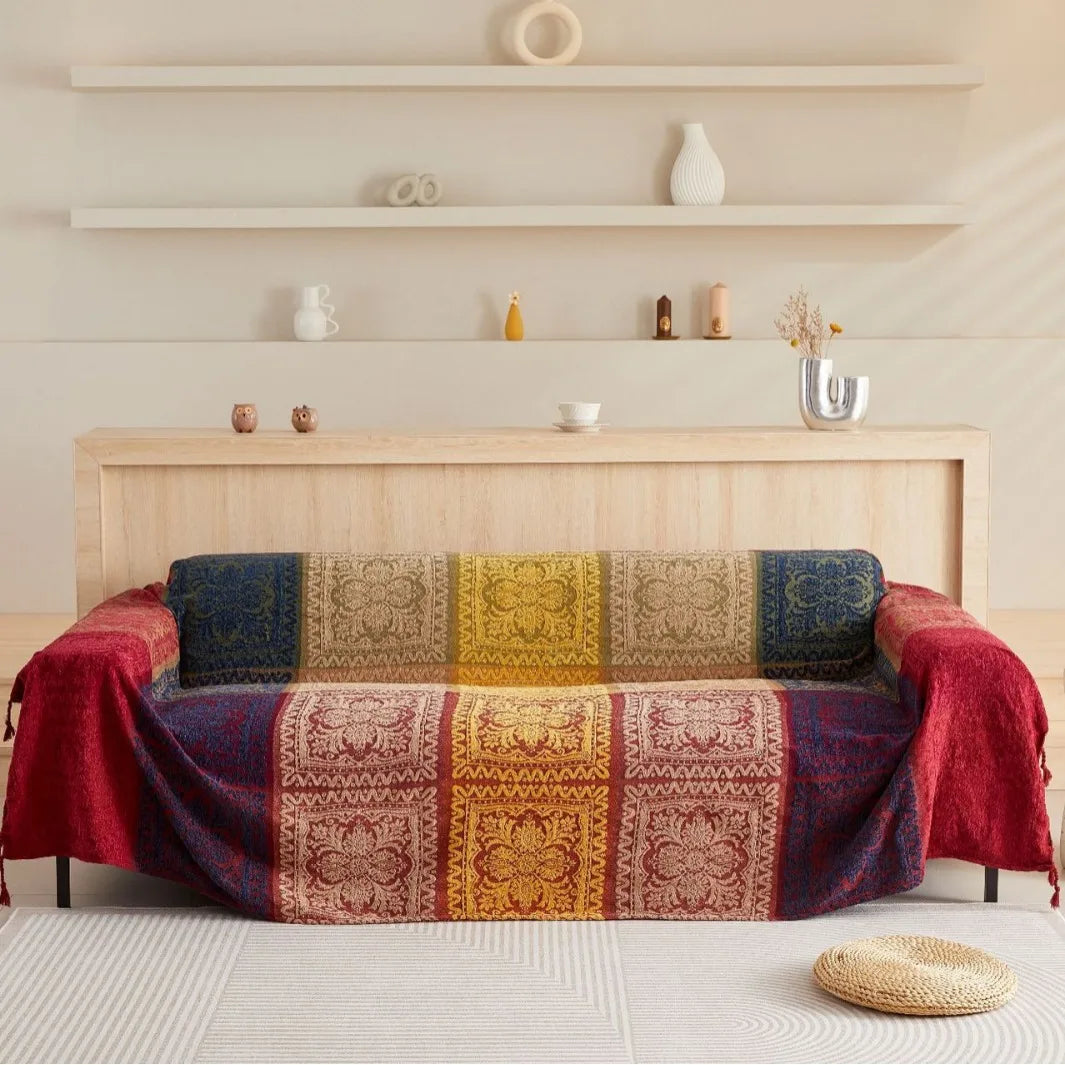 Bohemian throw blanket