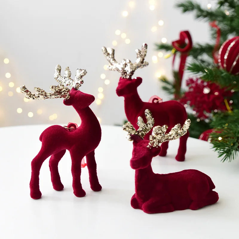 Reindeer Elk Figurine Decoration